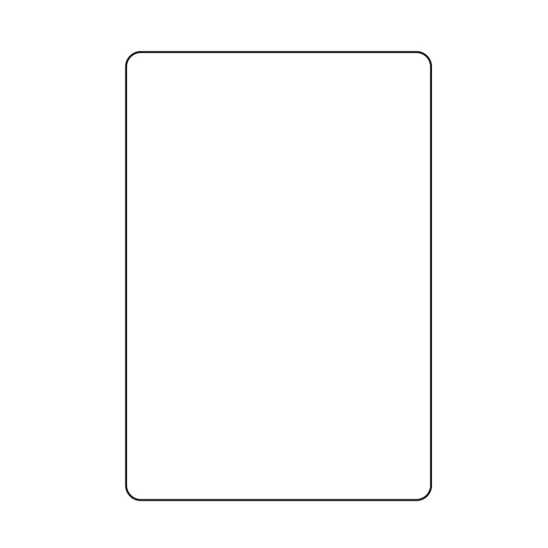 Intravenous Bag Label, Removable Thermal Transfer 5-7/8" x 4" White